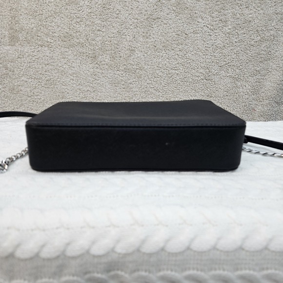 Michael Kors Jet Set Large East West Black Saffiano Leather Crossbody Handbag - Picture 5 of 12